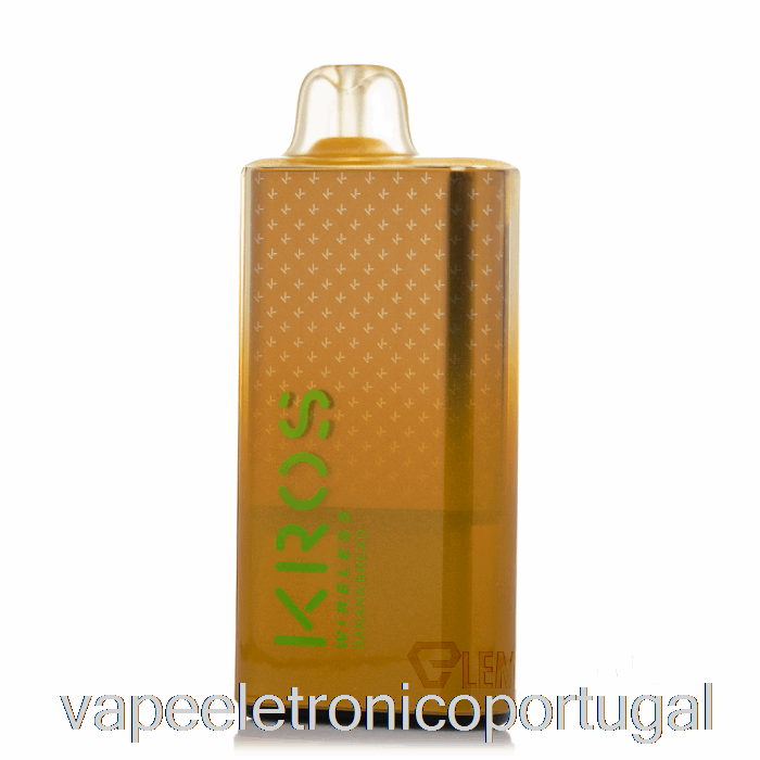 Vape Eletronico Kros Wireless 9000 Pão De Banana Descartável